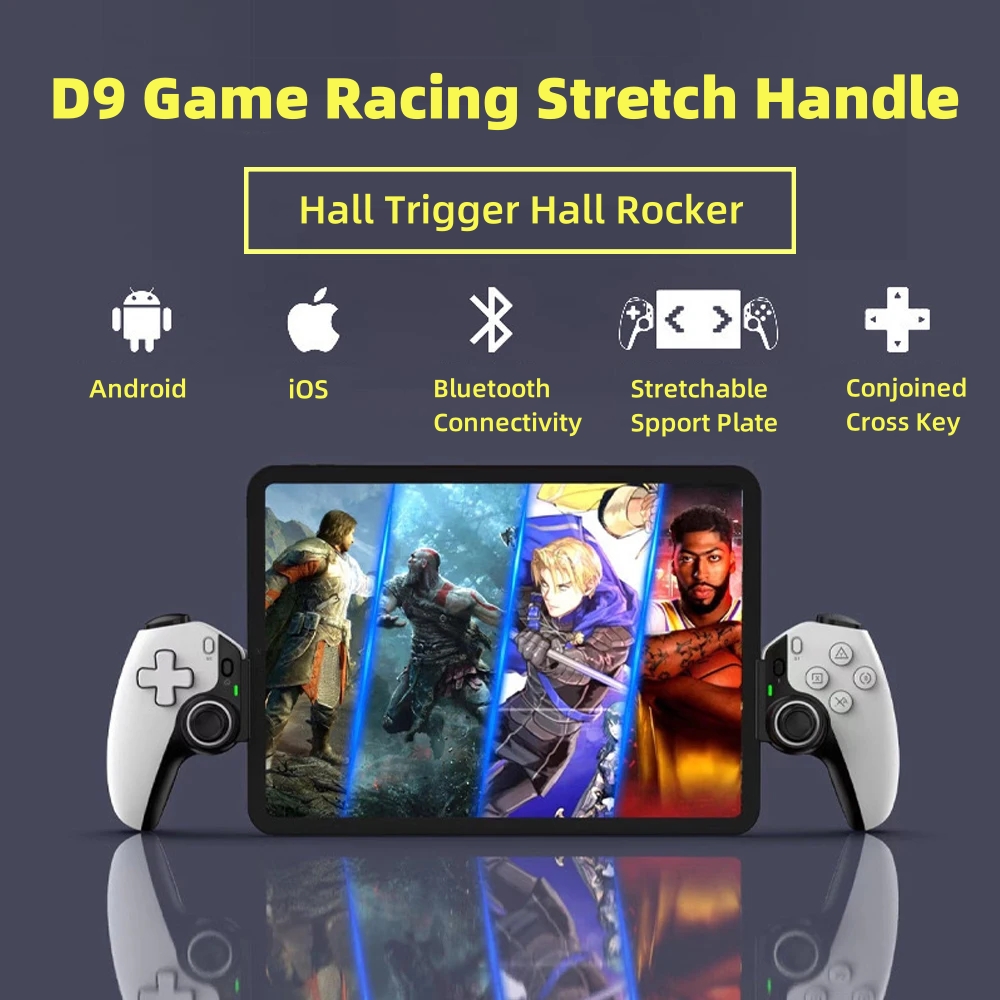 Board Game Android - Pengontrol Tablet D9 Pegangan Nirkabel untuk